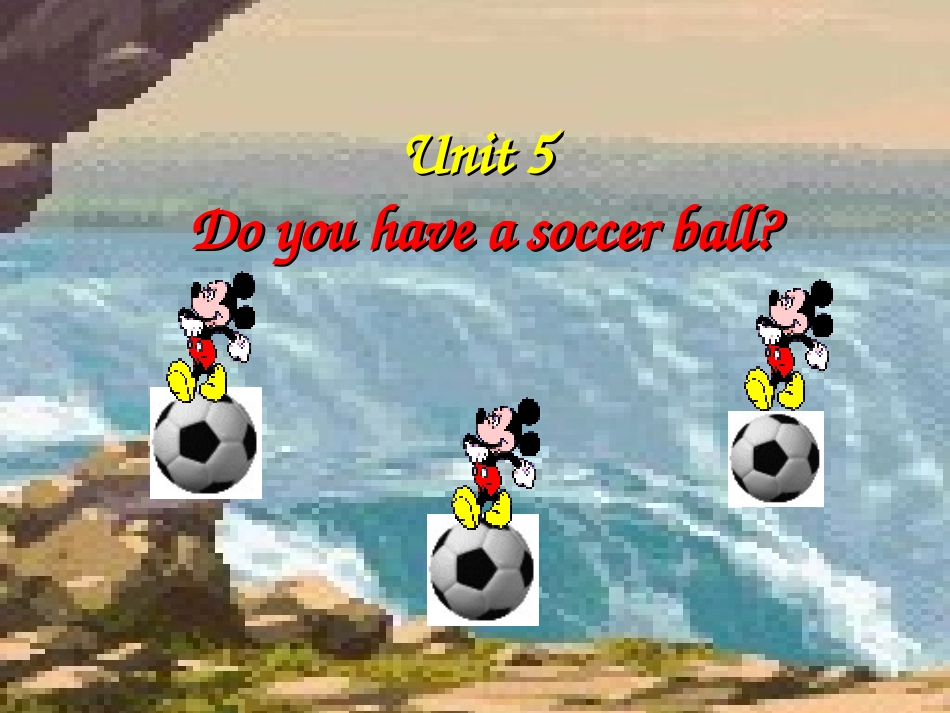 七年级英语上册_Unit_5_Do_you_have_a_soccer_ball？_第1页