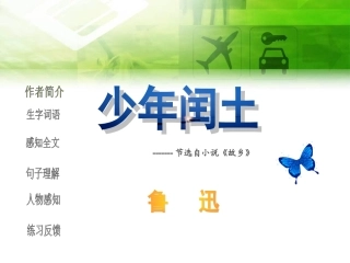 《少年闰土》课件【14页】