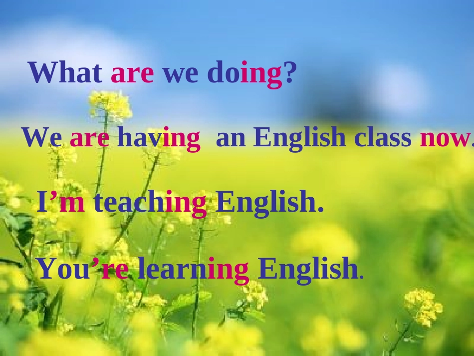 新目标七年级下册unit6_I_am_watching_tv_第2页