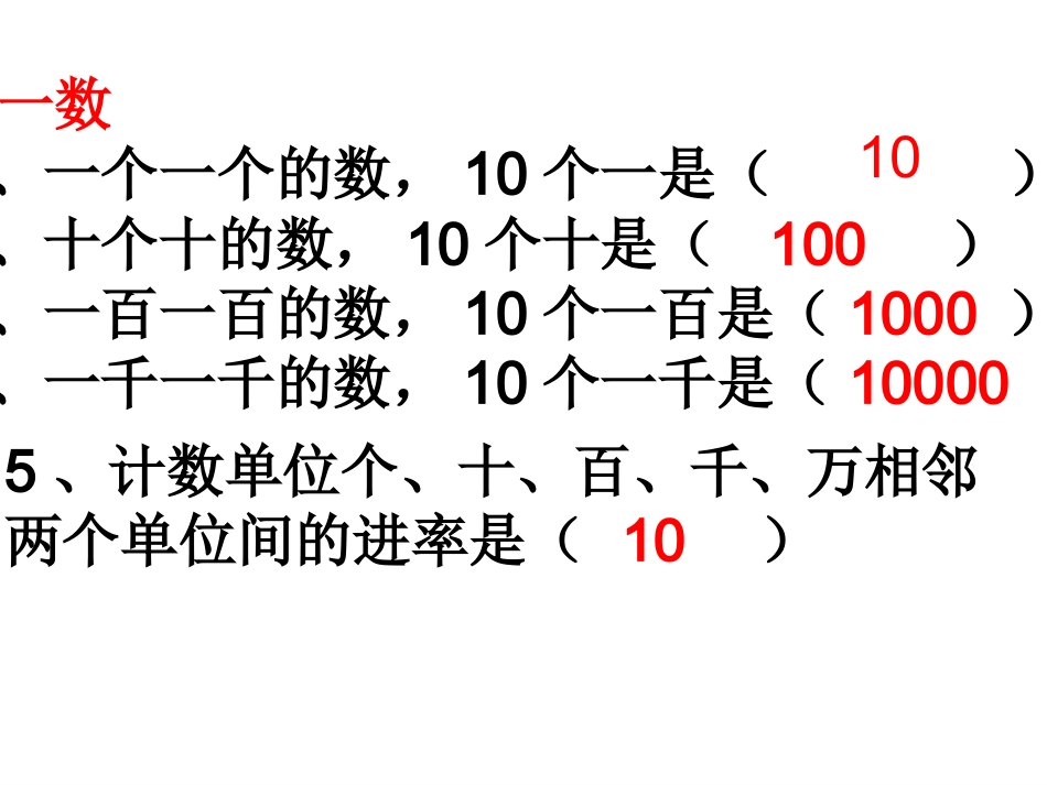 苏教版四年级上册认数《认识整万数》课件_第3页