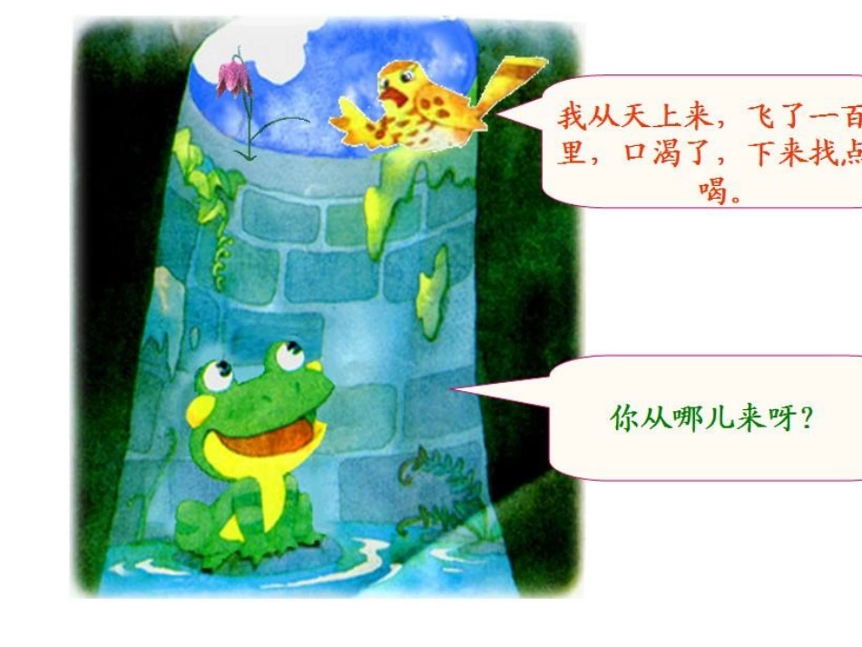 小学语文二年级上册《坐井观天》PPT课件_第3页