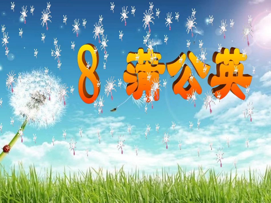 三年级语文上册第三组1蒲公英第二课时课件_第2页