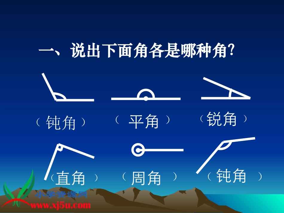数学四年级上册《角的画法》课件 (2)_第3页
