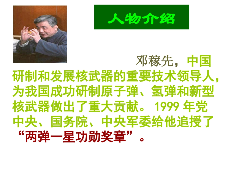 语文：第11课《邓稼先》课件_第3页