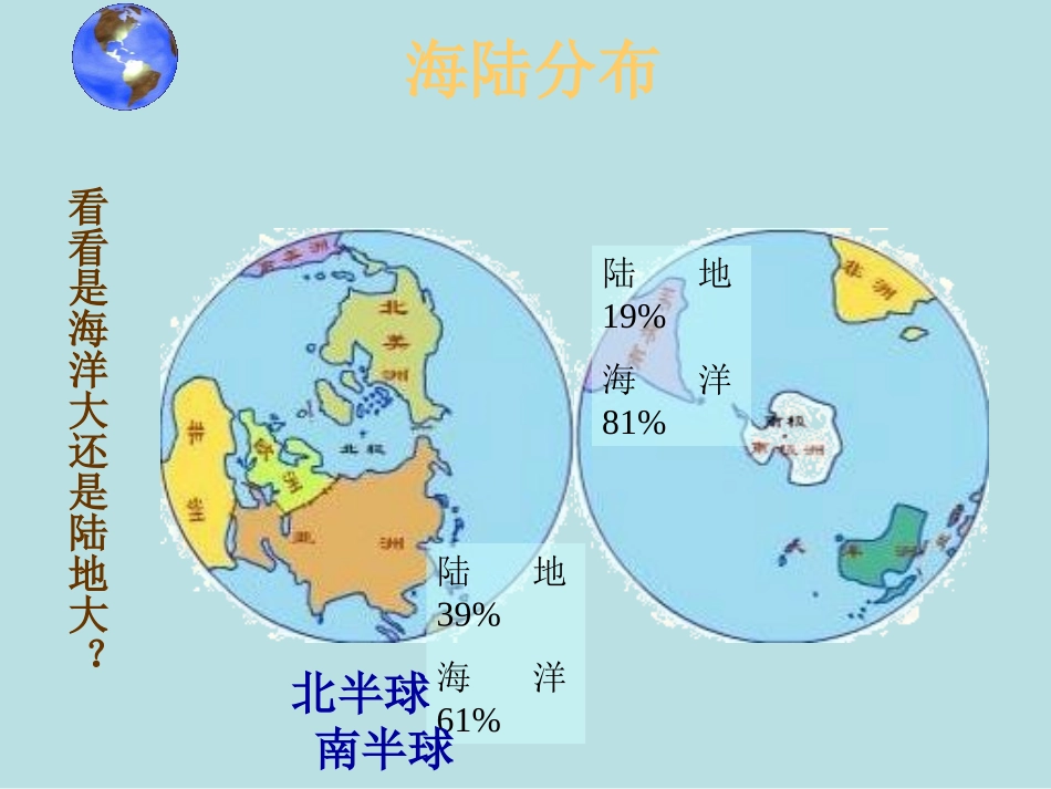 七年级地理海陆分布_第3页