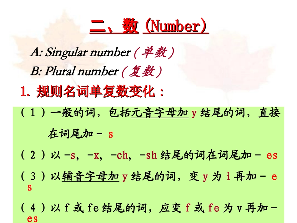 Grammar：名词(A级)_第3页