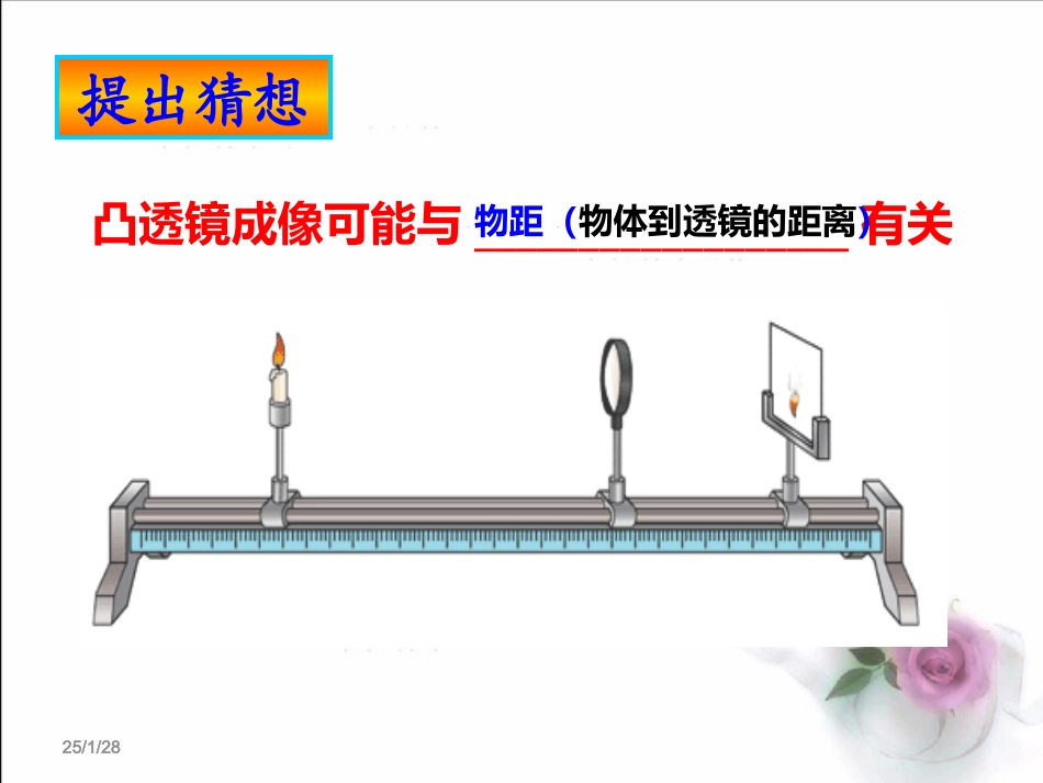 探究凸透镜成像规律(上课用)课件_第3页