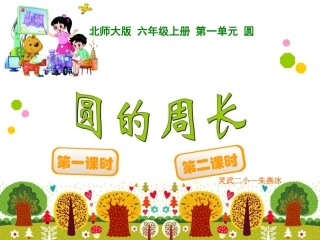 《圆的周长》课件