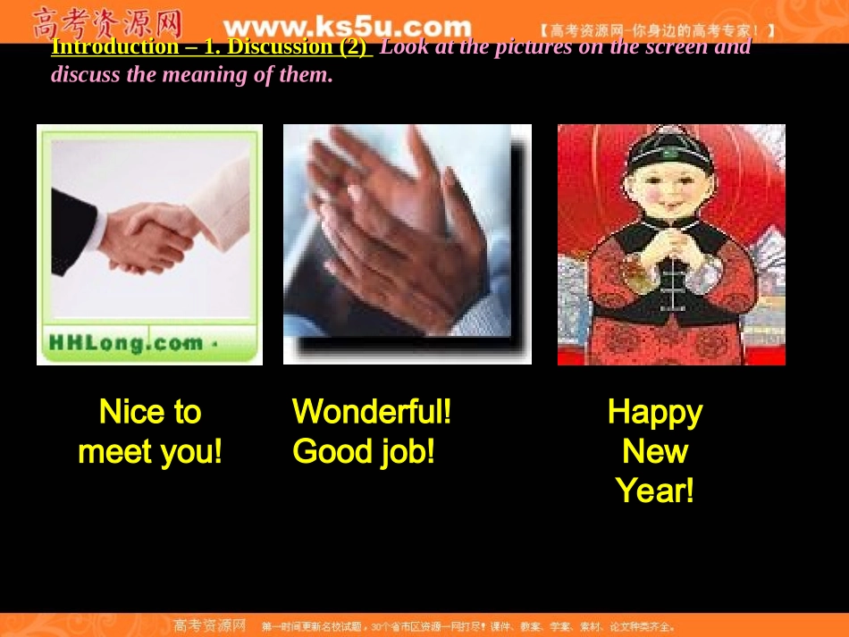 英语：Module3BodylanguageandNon-verbalcommunication课件（外研版必修4）_第3页