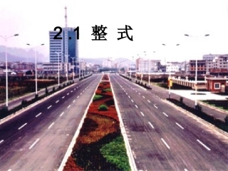 数学：21《整式》课件（人教新课标七年级上）