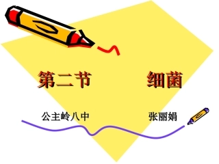 张丽娟-生物-八年上-第四章-第二节细菌