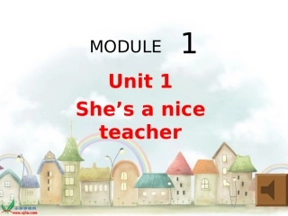 外研版四年级下she_is_a_nice_teacher_免费下载