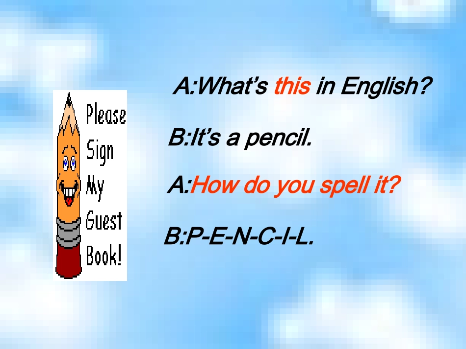 七年级英语Isthisyourpencil_第2页