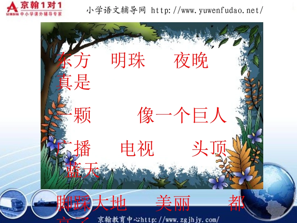 苏教版小学二年级语文东方明珠课件_第3页