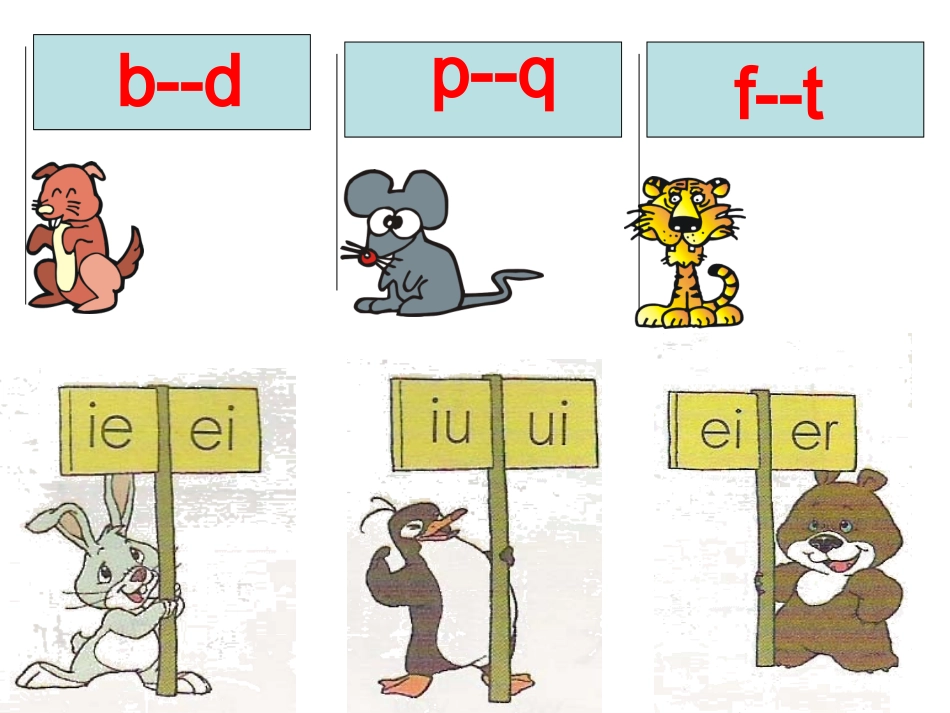 一年级汉语拼音复习三_第2页