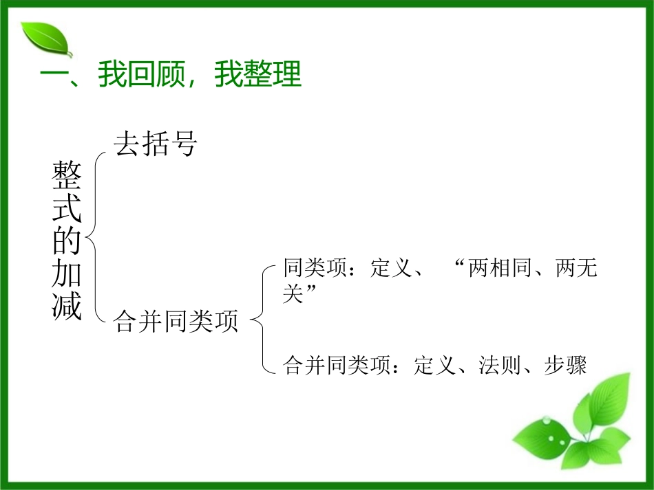 整式的加减习题课_第2页