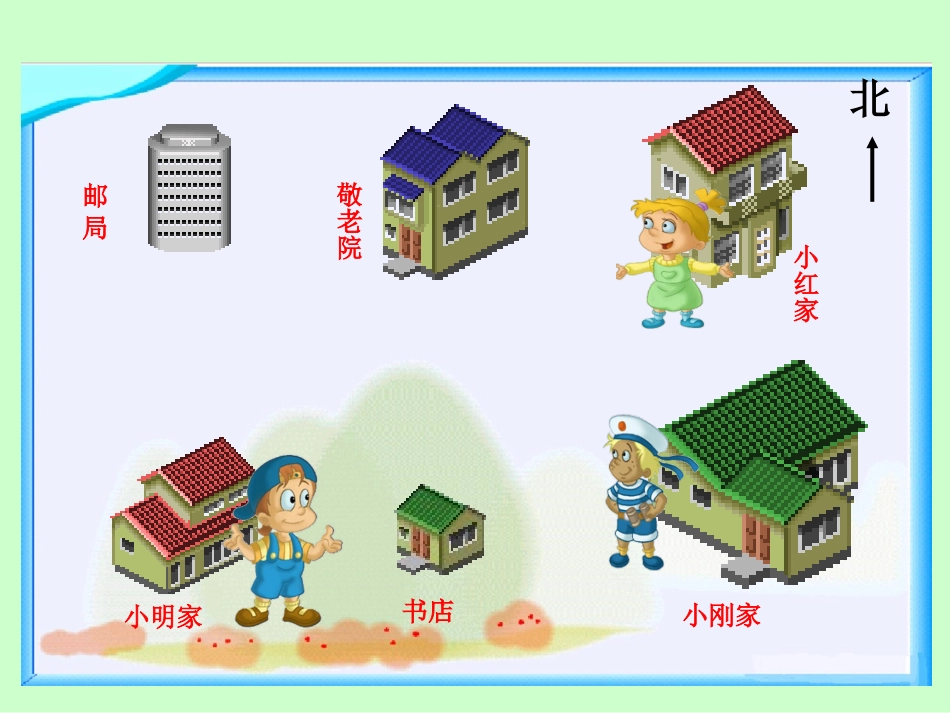 北师大版数学二年级上册《看望老人》课件_第3页