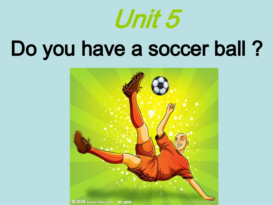 新目标七年级英语上册第五单元课件_第1页