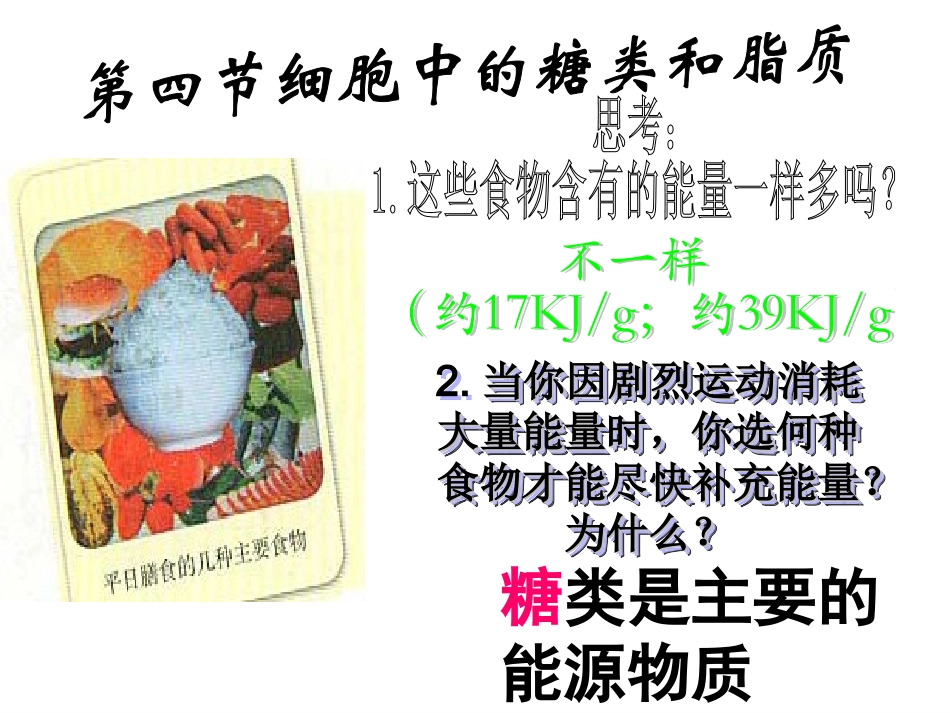 细胞中的糖类和脂质_第3页