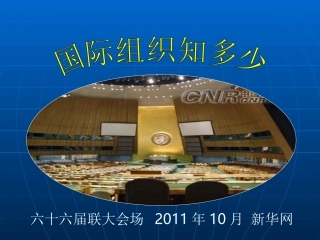 国际组织知多少---饶琦