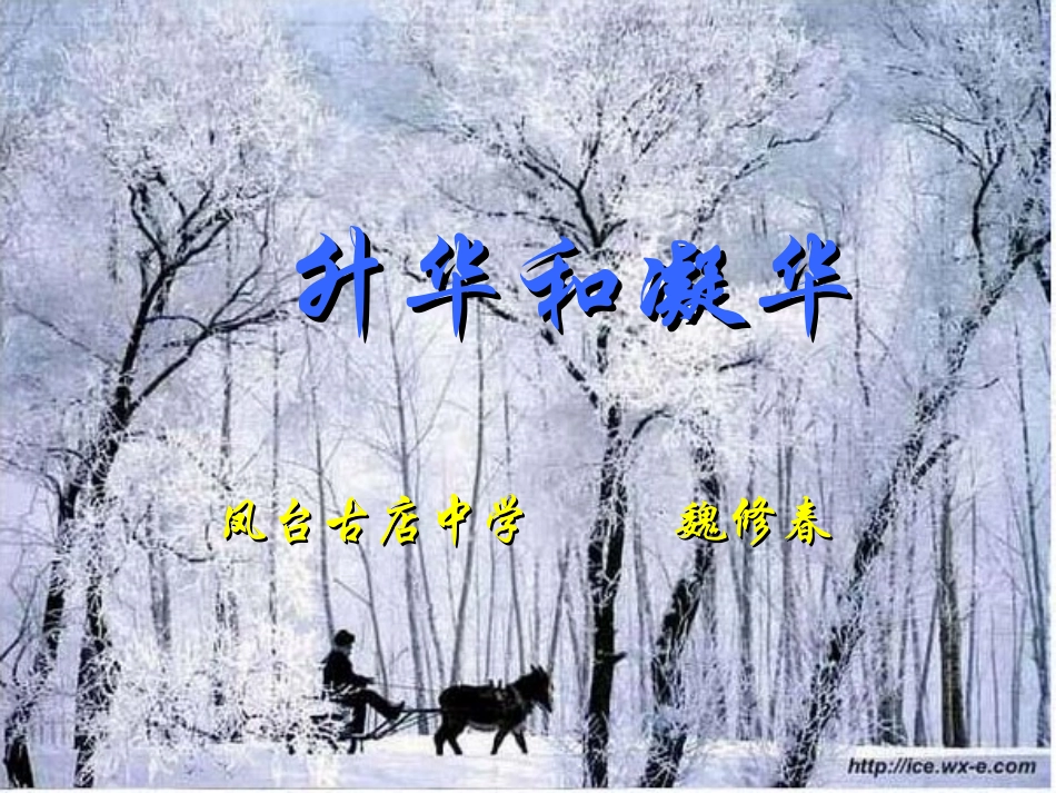 升华和凝华课件 (2)_第1页