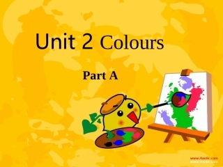 小学三年级上册英语Unit2_colours课件