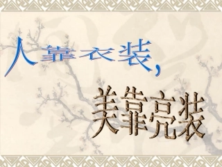 给语言穿件“亮丽”的衣裳