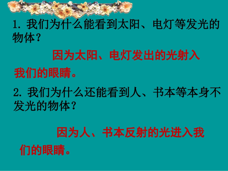 新人教版八年级物理上册《42光的反射》课件（3）_第2页