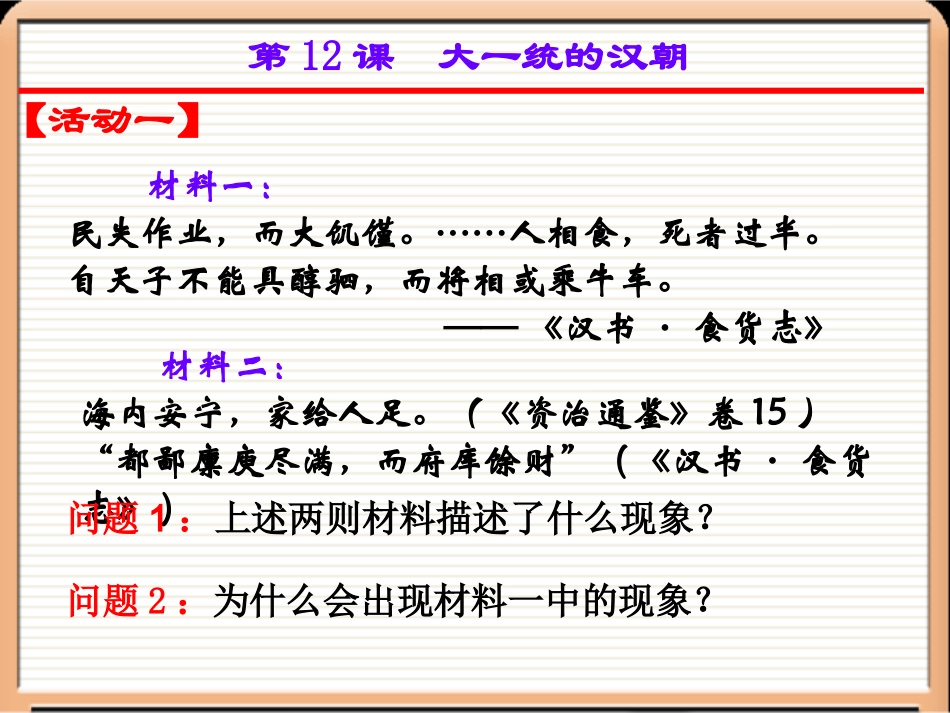 大一统的汉朝（基本功比赛二等奖）_第3页