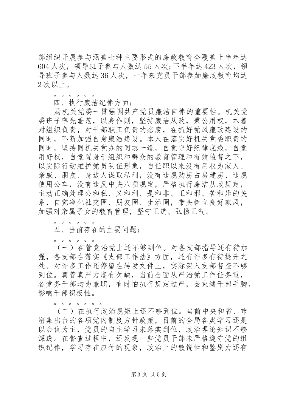 XX年度述职述责述廉发言提纲_第3页