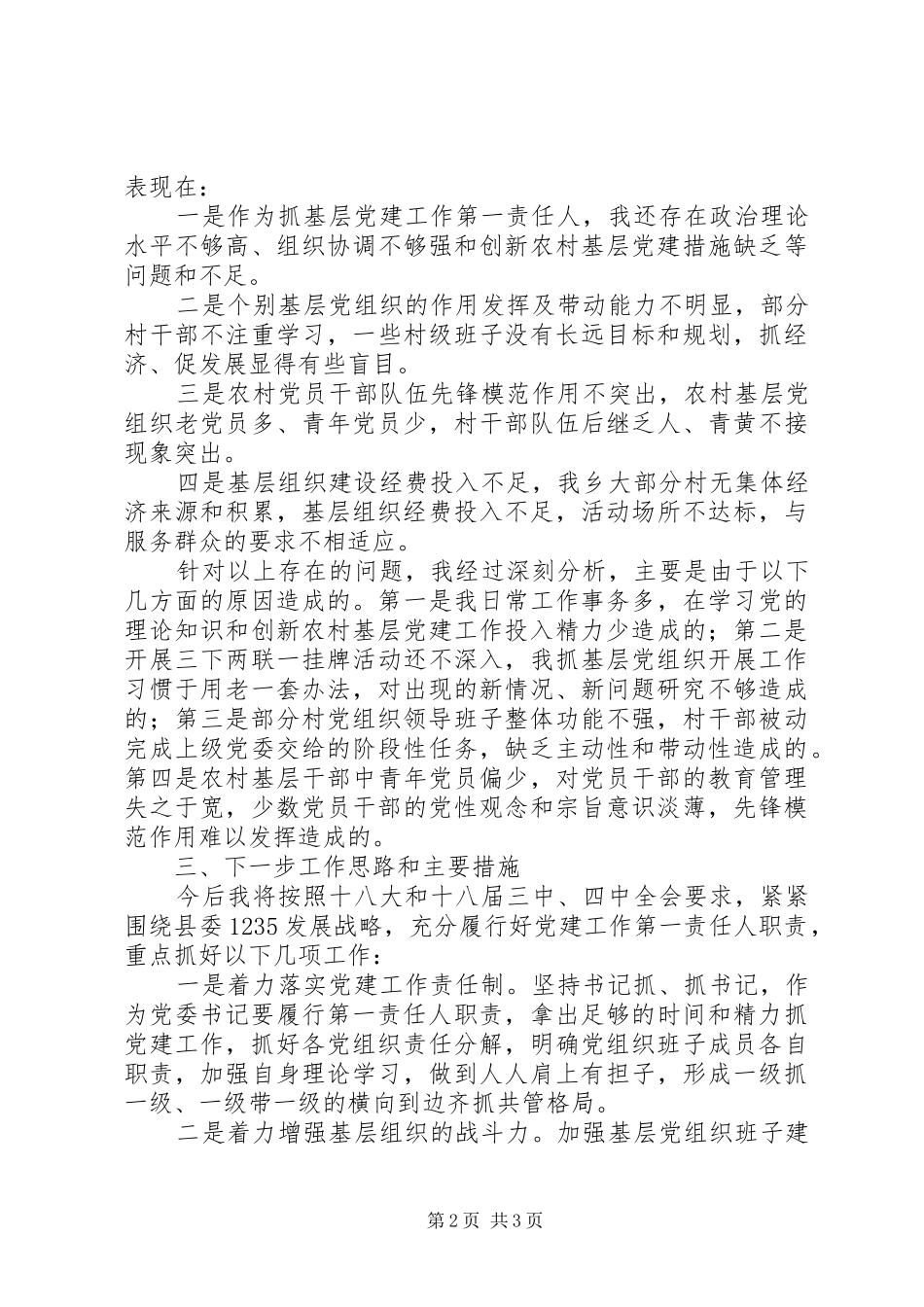 党委书记述职报告 (55)_第2页