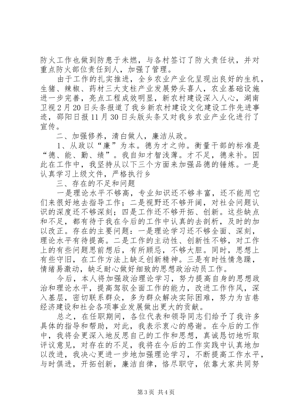 【副乡长述职报告_第3页