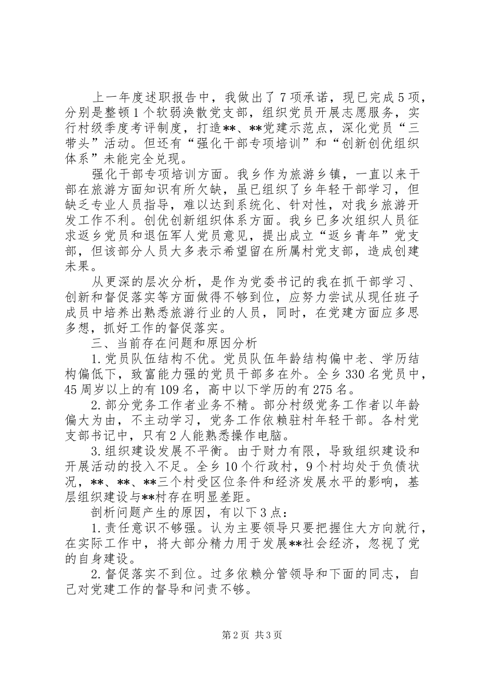 乡党委书记述职报告 (37)_第2页