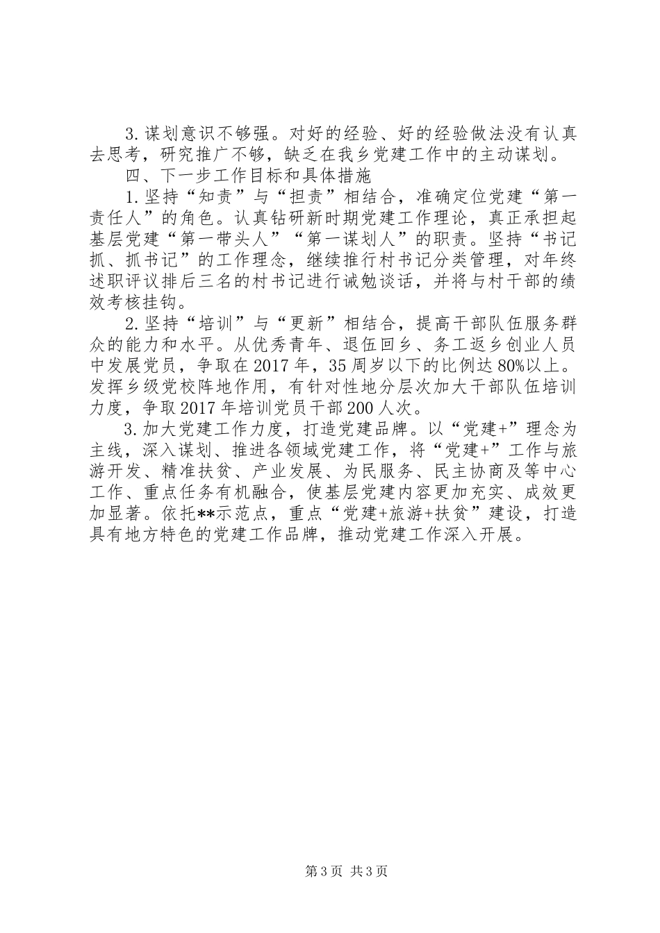 乡党委书记述职报告 (37)_第3页