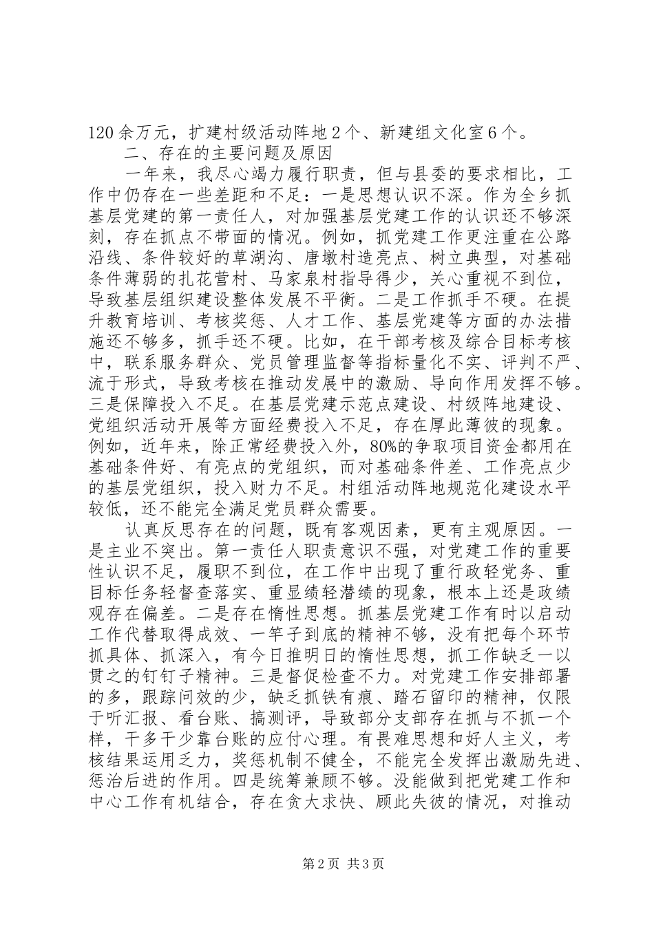 党委书记述职报告 (56)_第2页