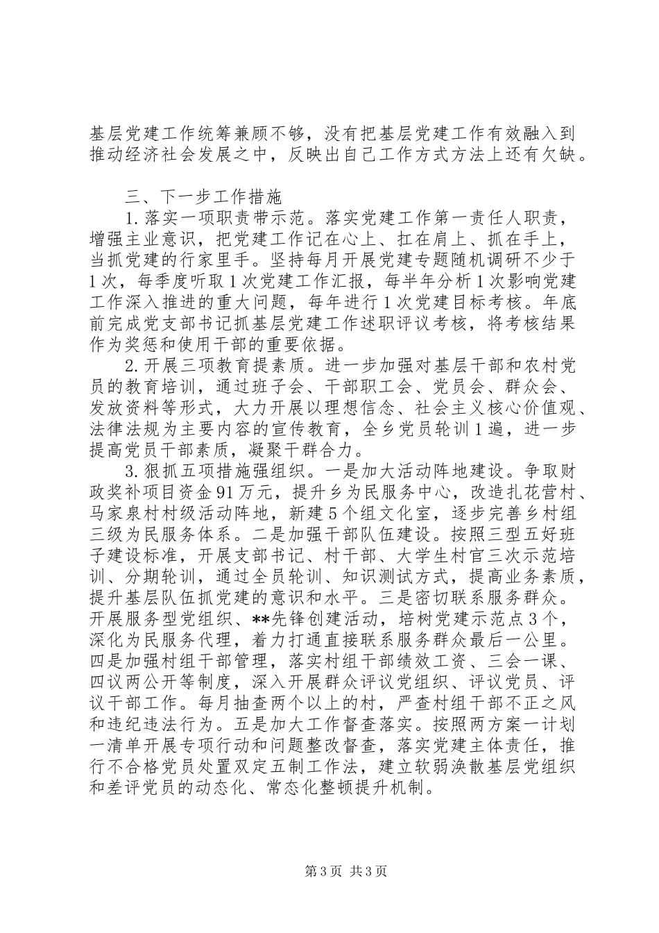 党委书记述职报告 (56)_第3页