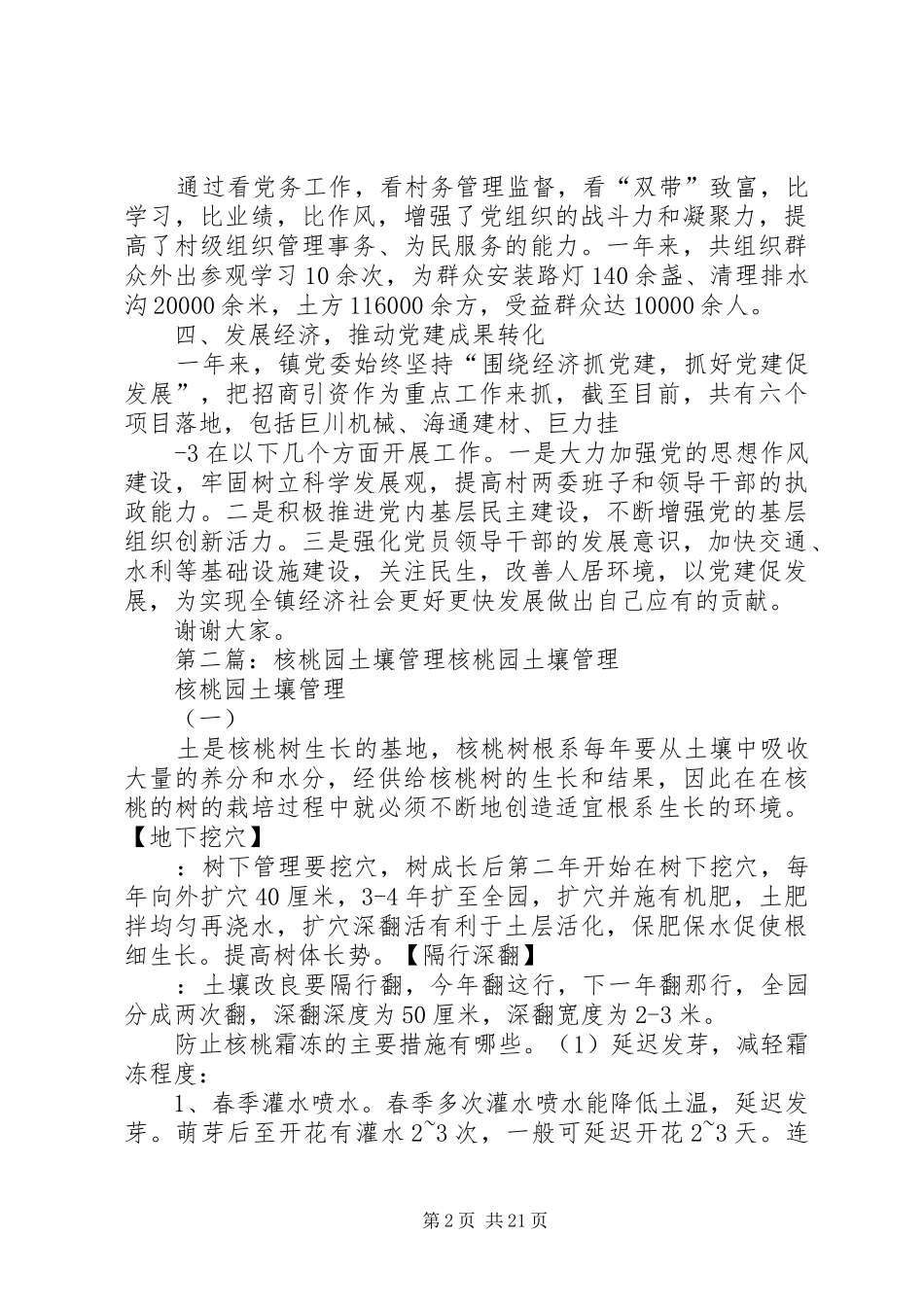 核桃园镇基层党建述职_第2页