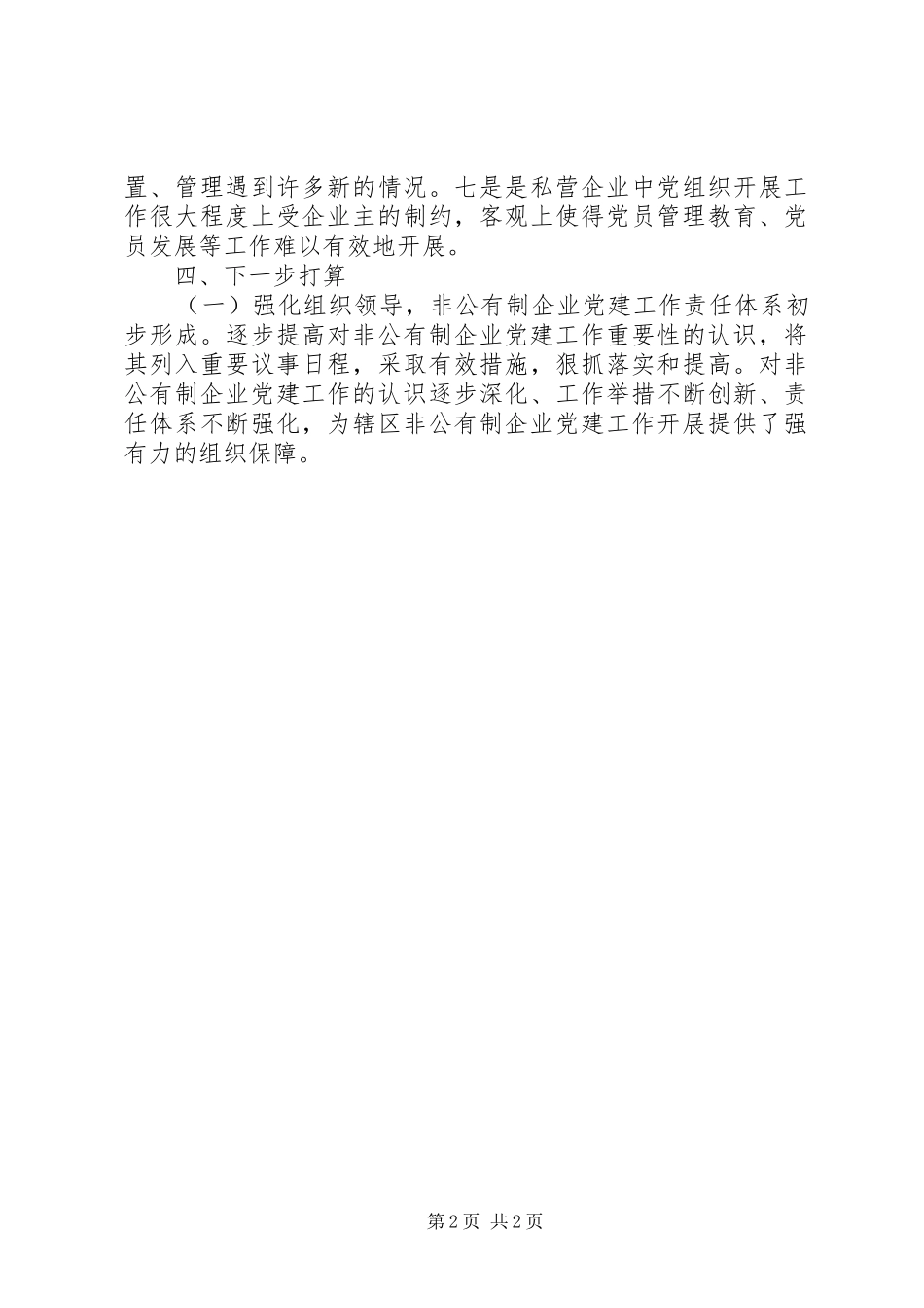 非公党建述职情况报告_第2页