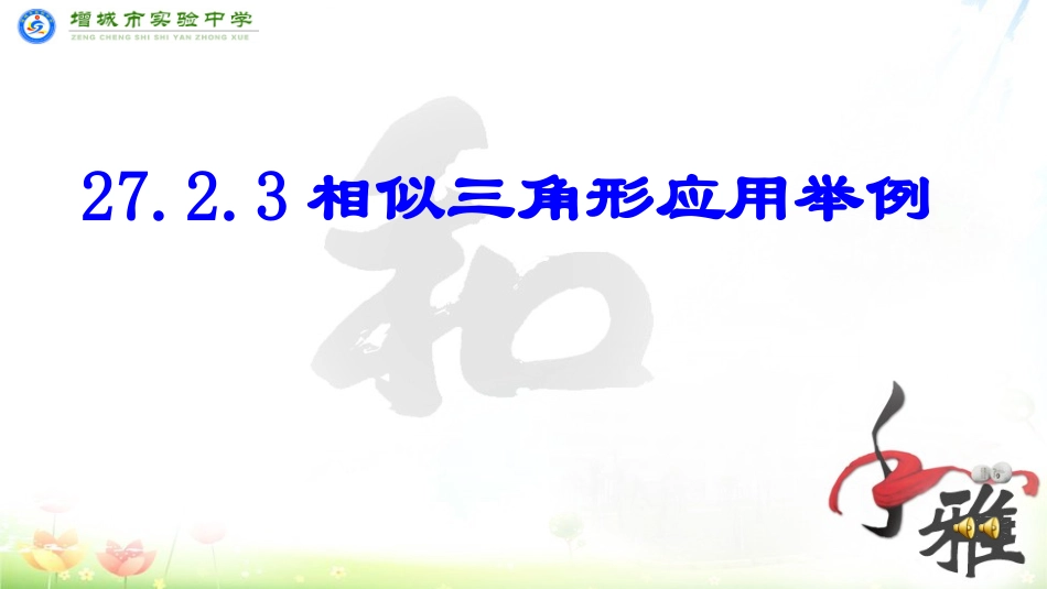 测量(金字塔高度、河宽)问题_第1页