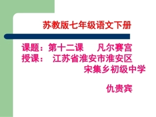 十二--凡尔赛宫