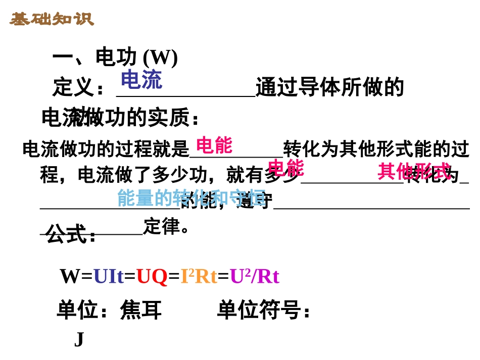 测定小灯泡的电功率_第3页