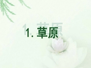 第1课-草原--PPT课件