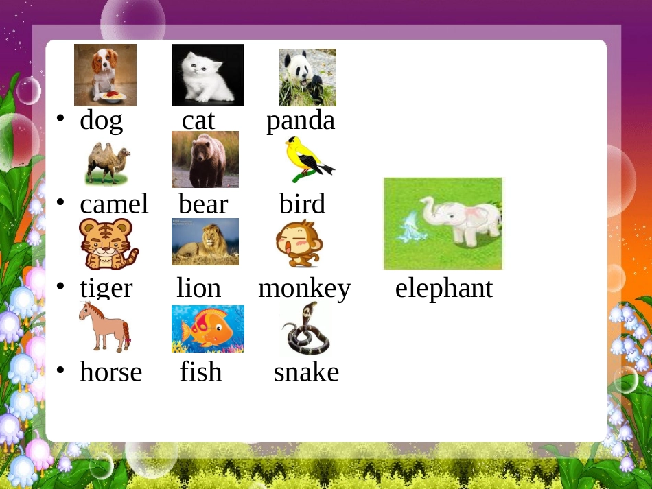 小学英语六年级上册Pandas-love-bamboo课件_第2页