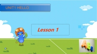 新版陕旅版小学三年级英语上册UNIT1-hello-lesson1