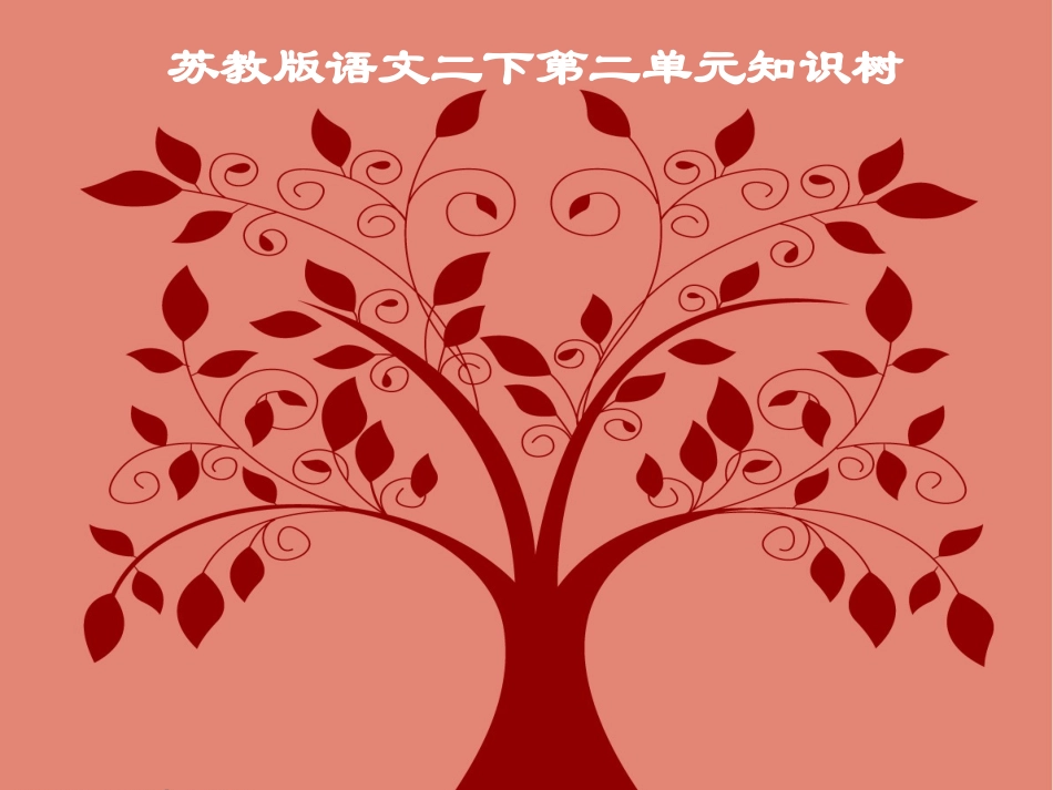 二下第二单元知识树_第1页