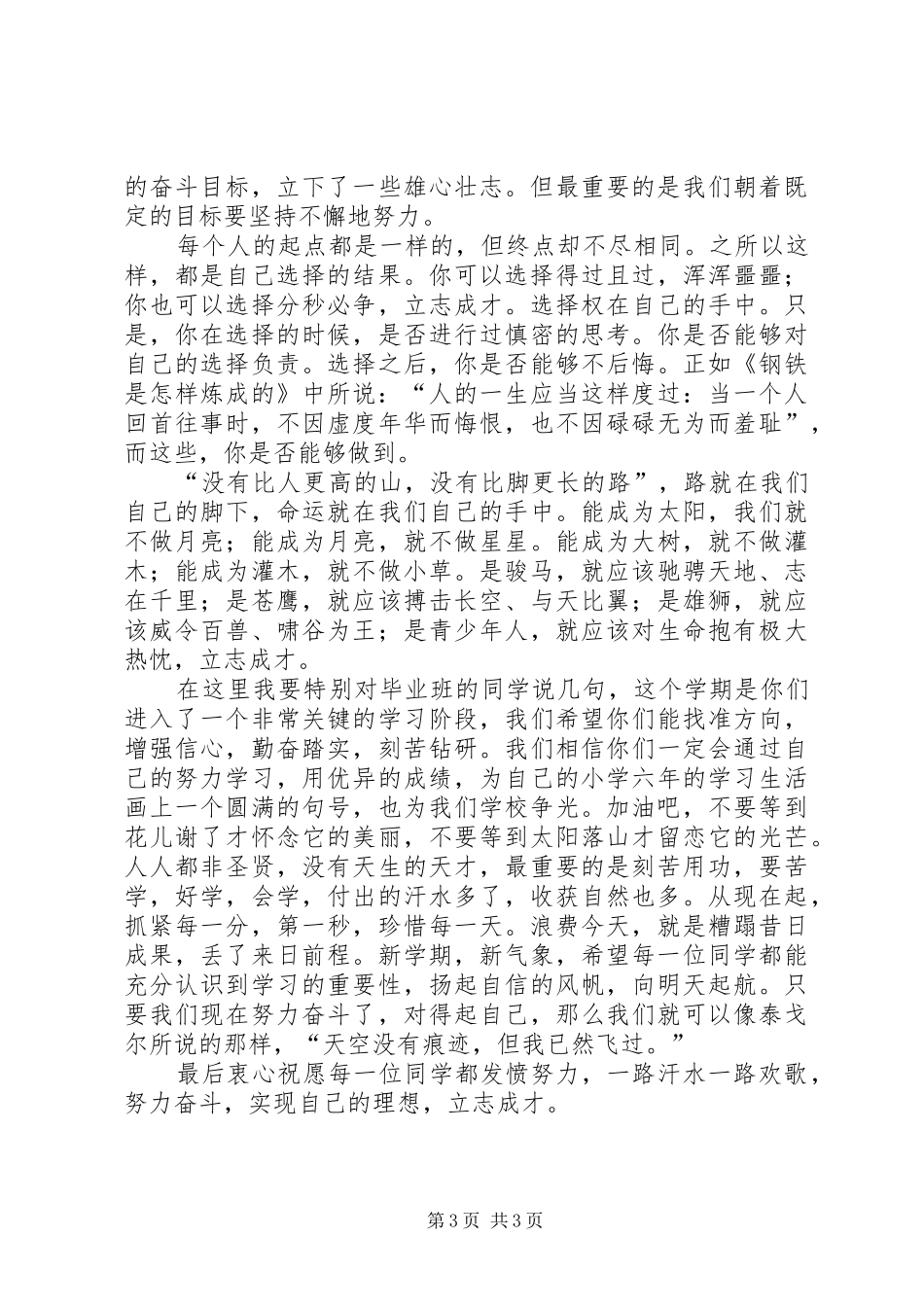 放飞理想的演讲稿范文_第3页