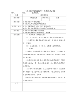 艺术：平地造高楼
