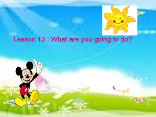 what-are-you-going-to-do-tomorrow-课件