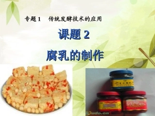 边做边学豆制品的发酵加工-制作腐乳