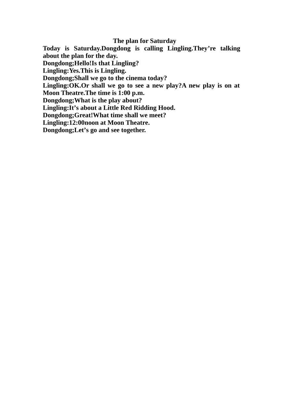 TheplanforSaturday_第1页
